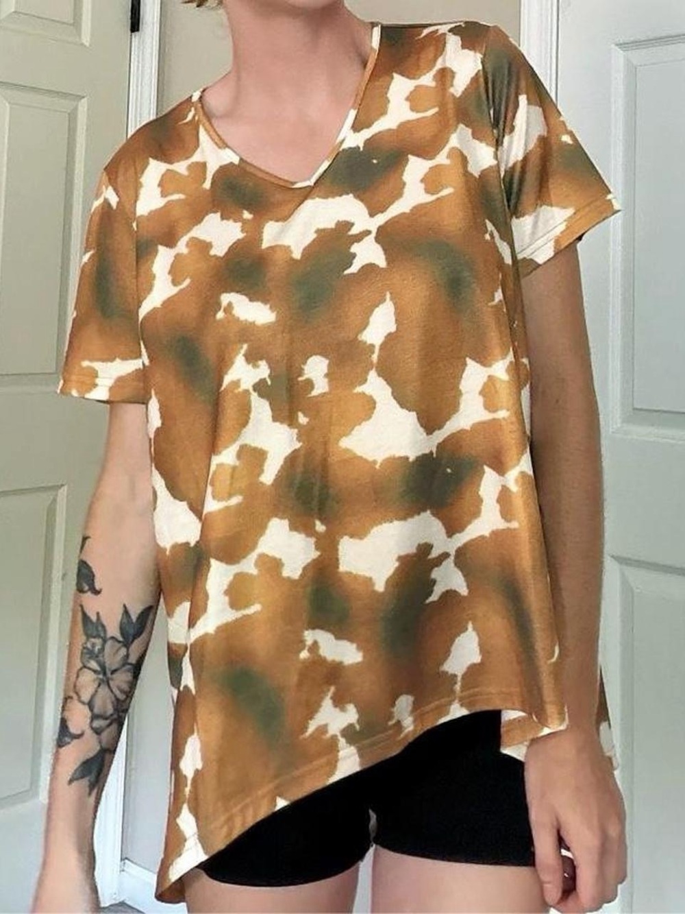 NWT Cow Print Top